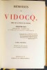 Mémoires de Vidocq, Chef de la Police de Sureté, jusqu'en 1827.. VIDOCQ (Eugène François)