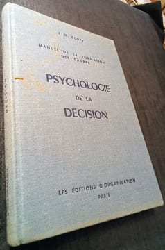 Manuel pour les Cadres d'Entreprises - Psychologie de la Décision.. CONTY (J.-M.)