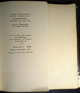 Promenades Autour de Ma Vie – Lettres de la Montagne.