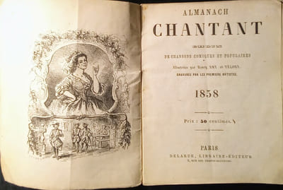 Almanach Chantant. Choix des plus jolies Chansons Comiques et Populaires.