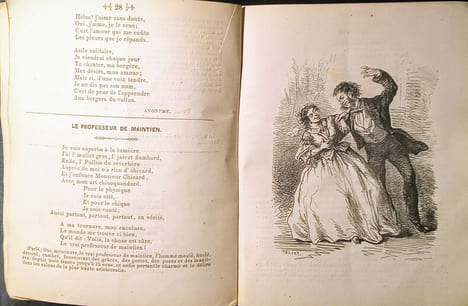 Almanach Chantant. Choix des plus jolies Chansons Comiques et Populaires.. ALMANACH CHANTANT 1858