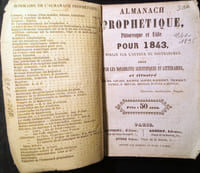 Almanach Prophétique, Pittoresque et Utile, pour 1843.