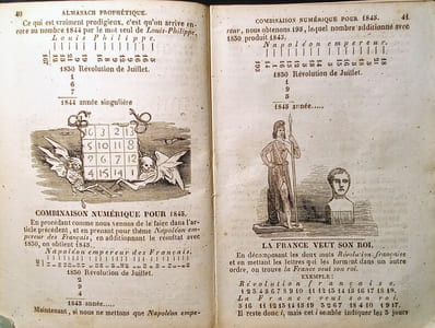 Almanach Prophétique, Pittoresque et Utile, pour 1843.