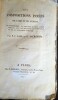 Des Dispositions Innées de l'âme et de l'esprit.. GALL (Franz Joseph) & SPURZHEIM (G.)
