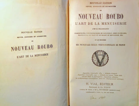 L'Art de la Menuiserie.. ROUBO