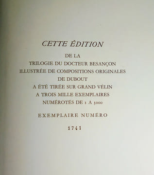 Les Jours de L'Homme – Le Visage de la Femme – Ne pas Dételer.. BESANÇON (Docteur Julien)