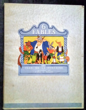 6 Fables de Jean de La Fontaine, présentées par Paul de Klein.. KLEIN (Paul G.)