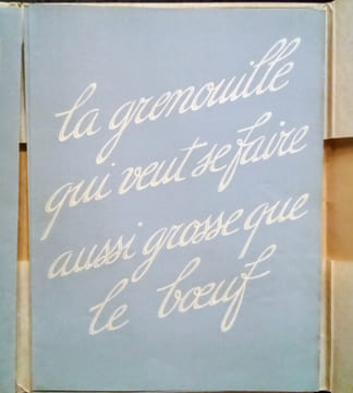 6 Fables de Jean de La Fontaine, présentées par Paul de Klein.. KLEIN (Paul G.)