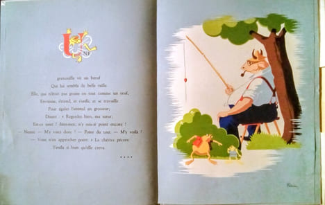 6 Fables de Jean de La Fontaine, présentées par Paul de Klein.. KLEIN (Paul G.)