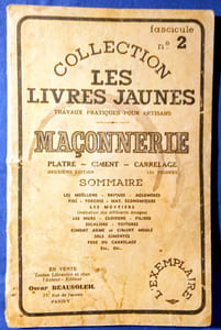 Maçonnerie.
