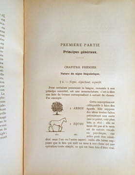 Cours de Linguistique Générale.. SAUSSURE (Ferdinand de)