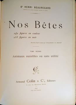 Nos Bêtes.. BEAUREGARD (Dr. Henri)