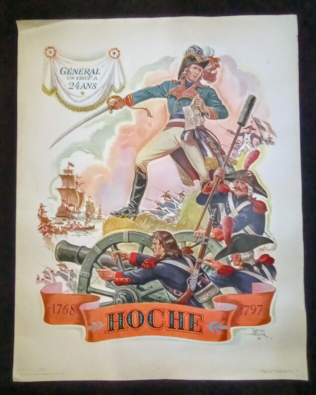 HOCHE  1768-1797.. AUGER (Raoul)-Affiche