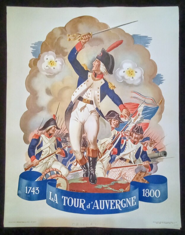 LA TOUR d'AUVERGNE 1743-1800.. GAILLARD (EMM)-Affiche