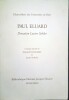Paul &Eacute;LUARD – Donation Lucien Scheler.. SCHELER (Lucien)