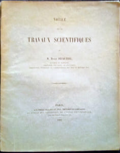 Notice sur les Travaux Scientifiques