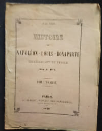 Juin 1848 – Histoire de Napoléon-Louis-Bonaparte Représentant du Peuple.