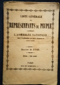 Liste Générale des Représentants du Peuple.