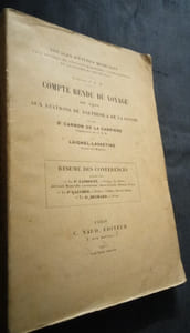 Résumé des Conférences faites par: 1° - Le Pr LANDOUZY, à Uriage, La Motte, Allevard, Hauteville (sanatorium), Saint-Gervais, Thonon, Évian. 2°-Le Pr. GAUCHER, à Brides, Challes, Aix-les-Bains. 3°-Le Dr. HUCHARD, à Évian.