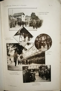 Résumé des Conférences faites par: 1° - Le Pr LANDOUZY, à Uriage, La Motte, Allevard, Hauteville (sanatorium), Saint-Gervais, Thonon, Évian. 2°-Le Pr. GAUCHER, à Brides, Challes, Aix-les-Bains. 3°-Le Dr. HUCHARD, à Évian.