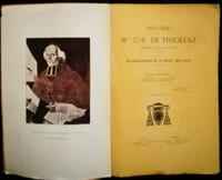 Histoire de Mgr. C.-F. De THIOLLAZ – Premier Évêque d'Annecy (1752-1832) et du Rétablissement de ce Siège épiscopal (1814-1824).