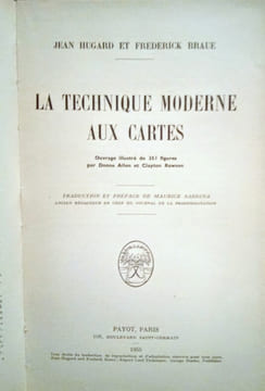 La Technique Moderne aux Cartes.. HUGARD (Jean) & BRAUE (Frédéric)