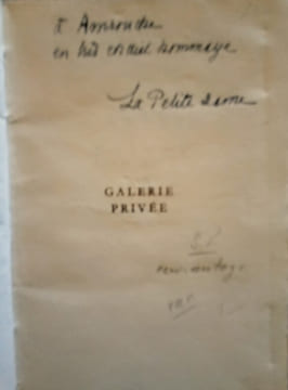Galerie Privée.. SAINT-CLAIR (M.)