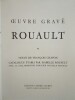 Oeuvre Grav&eacute; ROUAULT – Graphic Work – Graphisches Werk.. ROUAULT-CHAPON (Fran&ccedil;ois)