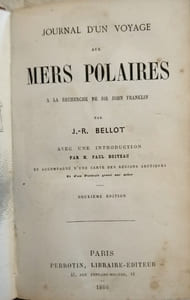 Journal d'un Voyage aux Mers Polaires, à la recherche de Sir John FRANKLIN.