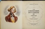 La Confession d'Un Enfant du Si&egrave;cle.. MUSSET (Alfred de)