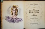 La Confession d'Un Enfant du Si&egrave;cle.. MUSSET (Alfred de)