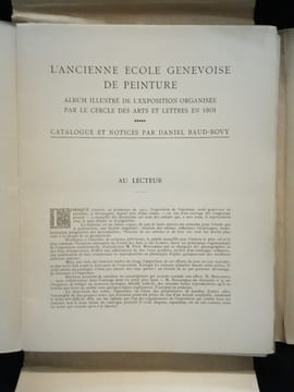 L'Ancienne École Genevoise de Peinture.. BAUD-BOVY (Daniel) & BOISSONNAS (Fred)