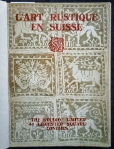 L'Art Rustique en Suisse.