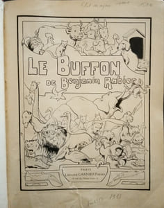Le Buffon de Benjamin Rabier. (L'Homme – Animaux Sauvages – Oiseaux – Reptiles et Poissons).