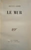Le Mur.. SARTRE (Jean-Paul)