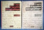 Cours d'&eacute;gyptien hi&eacute;roglyphique.. GRANDET (Pierre) & MATHIEU (Bernard)