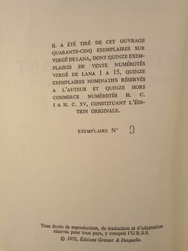 Le Coeur Battant–Josette Clotis–André Malraux.Précédé d'une lettre de André Malraux. . CHANTAL (Suzanne)