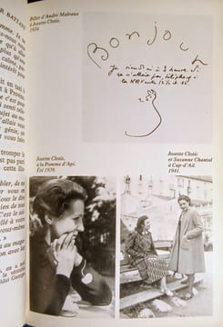 Le Coeur Battant–Josette Clotis–André Malraux.Précédé d'une lettre de André Malraux. . CHANTAL (Suzanne)