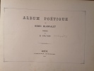 Album Poétique, par Henri Blanvalet.. BLANVALET (Henri)