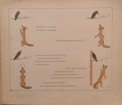 La Fontaine – Fables choisies pour les enfants et illustrées par M. B. de Monvel.. BOUTET DE MONVEL (Louis-Maurice) & LA FONTAINE (Jean de)
