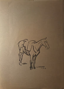 Croquis de Guerre. 25 dessins Croquis et Aquarelles, par SEM. 1917 – 1918.