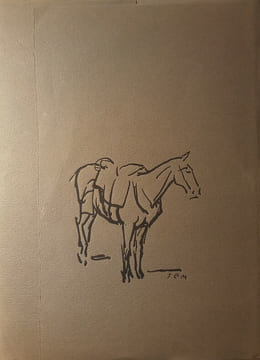Croquis de Guerre. 25 dessins Croquis et Aquarelles, par SEM. 1917 – 1918.. SEM (de GOURSAT, Georges)
