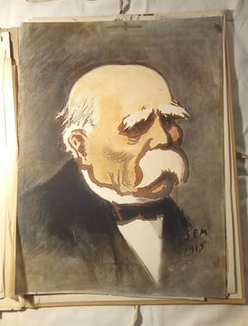Croquis de Guerre. 25 dessins Croquis et Aquarelles, par SEM. 1917 – 1918.. SEM (de GOURSAT, Georges)