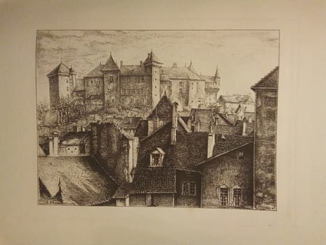 La Plaisante et Ancienne Ville d'Annecy en Savoie.. GRUFFAZ (A.) & SERAND (François et Joseph)