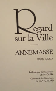 Regard sur la Ville – Annemasse, par Mario Aroca.