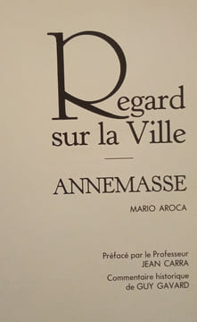 Regard sur la Ville – Annemasse, par Mario Aroca.. AROCA (Mario)