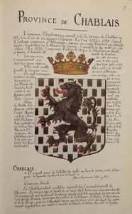 Armorial du Chablais.