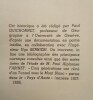 Historique de la Percée du Mont-Blanc (Les Précurseurs) Première partie – 1814-1945.. GUICHONNET (Paul) & BERNIERI (Ugo)