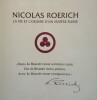 La Vie et L'Oeuvre d'un Maître Russe.. ROERICH (Nicolas)