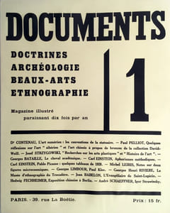 DOCUMENTS 1ere année 1929 n°1